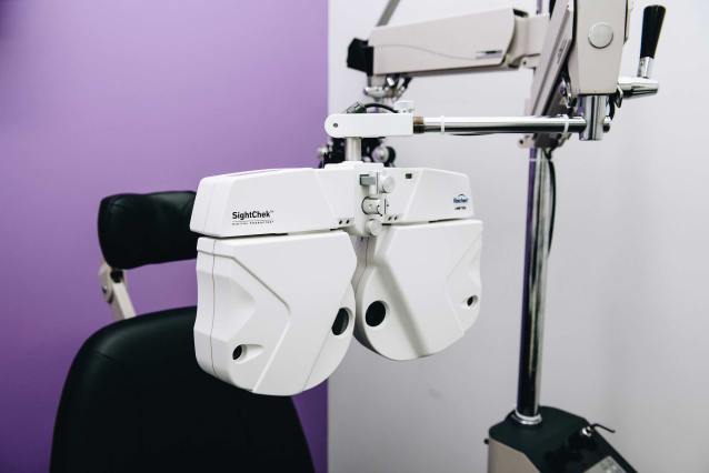 Optometrist Eye Examination